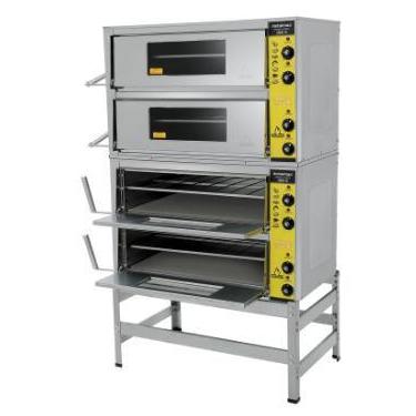 Imagem de Forno Industrial Elétrico 4 Câmaras de 20cm Inox FIE4C90x70 Metalmaq, 