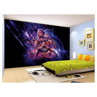Imagem de Papel De Parede 3D Heróis Vingadores Ultimato 3,5M Nhma283 - Você Deco