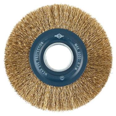 Imagem de Escova de aço circular 6 pol x 3/4 brasfort