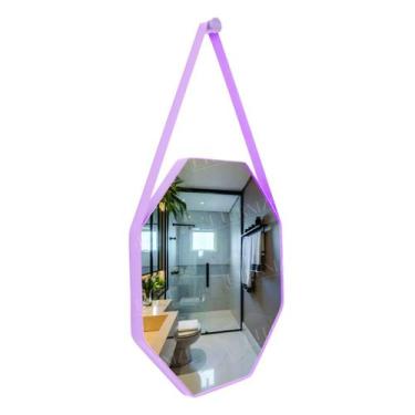 Imagem de Espelho Adnet Octogonal com Alça Decoração Sofisticada  - Ornamo Decor