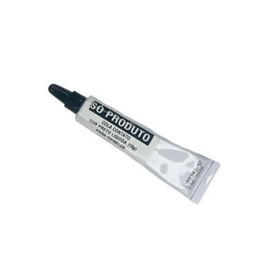 Imagem de Cola De Contato Cor Preto Liquida 19G Para Chinelos - So Produto