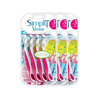Imagem de Kit Aparelho de Depilação Vênus Simply Leve 12 Pague 9 - Venus