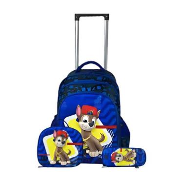 Imagem de Kit Escolar Mochila+Estojo+Lancheira No Limite Sant NLC10V02 - Santino