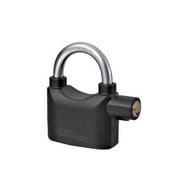 Imagem de Cadeado Alarme Antifurto Prova De Água Kinbar Preto