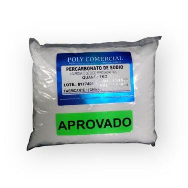 Imagem de Percarbonato Sodio 13% Carbonato Sodio Peroxi-Hidratado 1 Kg - Poly