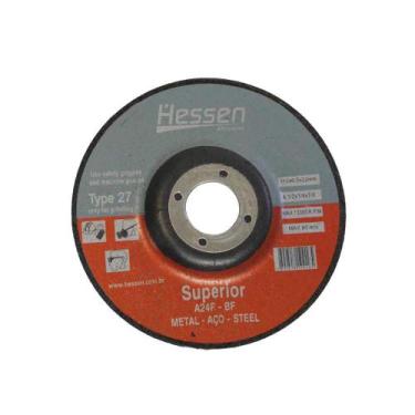 Imagem de Disco de Desbaste 7" x 1/4 Polegadas ou 180 x 6,5 mm Hessen 