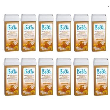 Imagem de Kit Cera Depil Bella Roll-on Camomila com Calêndula com 12 unidades