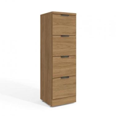 Imagem de Armário Arquivo Gaveteiro 4 Gavetas com Chave Kappesberg, BEGE