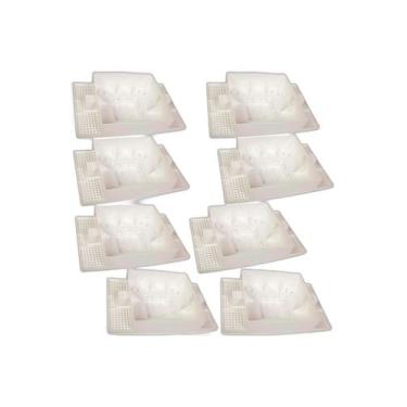 Imagem de Kit C/ 8 Caixa P/ Embutir Na Laje Painel Plafon Led 18 Watts - Plasled