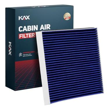 Imagem de KAX Filtro de ar de cabine premium, CF10735 de substituição para Telluride, Santa Fe, Genesis, Stinger, G70, GV80, G80, GV70, Equus, G90, Electrified G80, K900, G90 com carvão ativado atualizado
