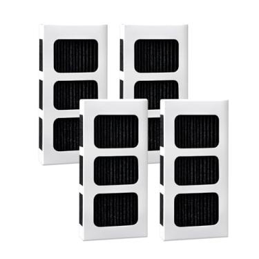 Imagem de Aliddle Substituição do filtro de ar da geladeira Paultra2, compatível com Frigidaire Pureair Ultra 2, Pureair Ultra ii, Pure Air Ultra 2 e Electrolux 242047805, 5303918847, EAP12364179, pacote com 4