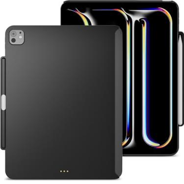 Imagem de MAGEASY Capa CoverBuddy Lite para iPad Pro de 13 polegadas 2024 - Compatível com Magic Keyboard e Apple Pencil Pro, com suporte para carregamento sem fio - Preta