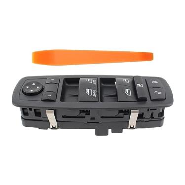 Imagem de AUTOKAY Interruptor de janela Master Power para Chrysler 300 200 para Dodge Ram 1500 2500 3500 4500 5500 dianteiro esquerdo LH lado do motorista interruptor de janela com 2 botões automáticos