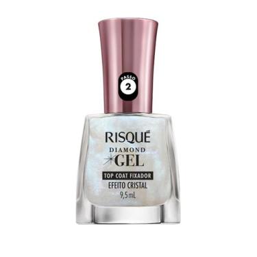Imagem de Risqué Diamond Gel Top Coat Fixador Efeito Cristal 9,5ml - risque