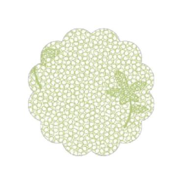 Imagem de Fundo para Docinhos Verde Claro Rendado - 9cm - Curifest