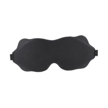 Imagem de menolana Máscara de dormir Máscara de dormir noturna Máscara de dormir respirável Leve Máscara de dormir Venda para casa Yoga Escritório Homens Mulheres, Preto