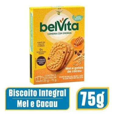 Imagem de Bisc belvita mel e cacau 75g