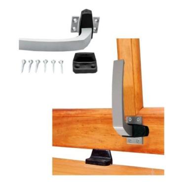 Imagem de Fecho Alavanca Janela Basculante Maxim Ar Madeira Acetinado - ferragen