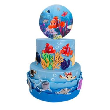 Imagem de Bolo Fake Procurando Nemo - Catavento Festa dos Sonhos