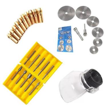 Imagem de Kit C/ 10 Fresas Escariadoras + Jogo de Acessórios - CHARBS