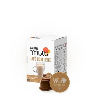 Imagem de Cápsulas Utam Multi Dolce Gusto 10 Unidades,  Café c/Leite