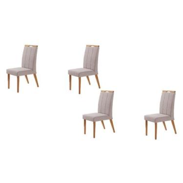 Imagem de Kit 4 Cadeiras Paris -  Rosê - Gran Decore