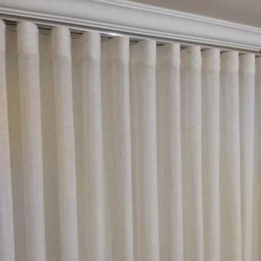 Imagem de Cortina Para Wave Suiço Trilho Linho Com Blackout 4,00x2,60 - Salvatex