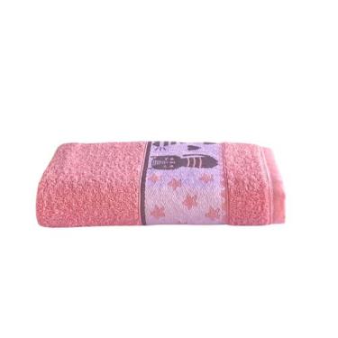 Imagem de Toalha Juvenil Avulsa 1 peça Rosa Baby Criança Kids Puppy - ENTROU COM