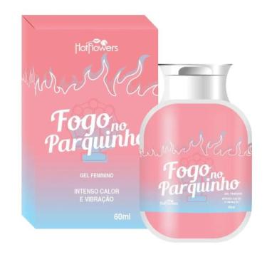 Imagem de Fogo no Parquinho Gel Excitante Feminino Que Esquenta e Vibra 60ml Hot
