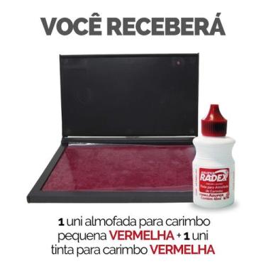 Imagem de Kit Tinta Refil + Almofada Carimbo Alto Rendimento - Escolha Seu Kit -
