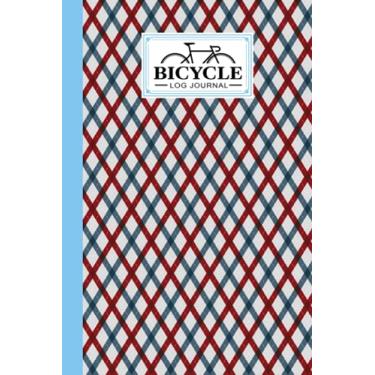 Imagem de Bicycle Log Journal: Bicycling ride journal diagonal Cover, Record your rides and performances, Gift idea for off road biking cycling enthusiasts | 120 Pages, Size 6" x 9" | by Boris Wegener
