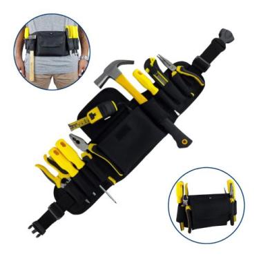 Imagem de Cinturão Para Ferramentas De Carpinteiro Pedreiro Eletricista Cinto 8 