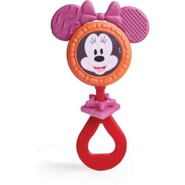 Imagem de Brinquedo para bebe minnie chocalho elka