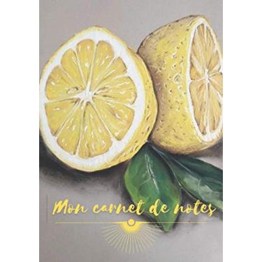 Imagem de Carnet de note Notebook format 17,78 x 25,4 cm (7 x 10 po) Idée cadeau original: Notebook Citron To Do List