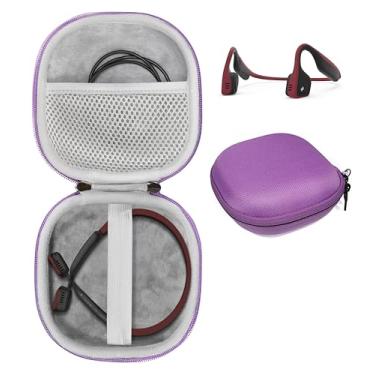 Imagem de CaseSack Capa de fone de ouvido de condução óssea para Aftershokz Aeropex Trekz, Trekz Mini, Trekz Air, Bluez 2, 2S, KSCAT, Sades, DIGICare, allmity, Shokz openrun, openrun pro/Mini, openmove