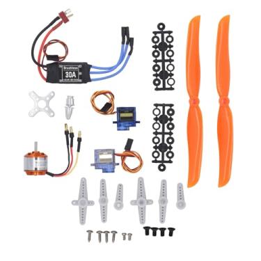 Imagem de Kit de Acessórios para Aeronaves RC Com Motor de Saída Sem Escova A2212 1400KV Motor Sem Escova 30A ESC SG90 Conjunto de Hélice Micro Servo 8060 para Avião RC