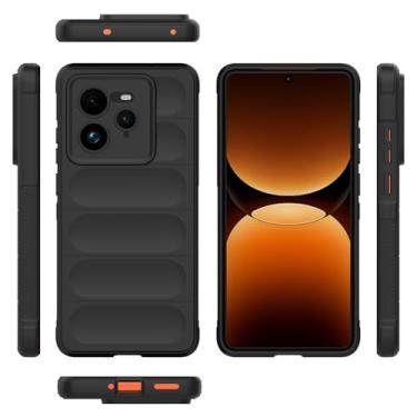 Imagem de Elubugod Capa compatível com Realme GT7 Pro, capa para celular TPU macia compatível com Realme GT 7 Pro 5G RMX5010 RMX5011 capa preta