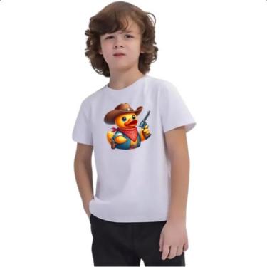 Imagem de Camiseta Infantil Patinho de borracha Cowboy - Alearts, 12