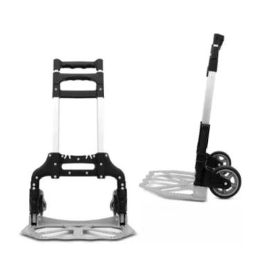 Imagem de Carrinho De Mão Para Carga Dobrável Plataforma 51kg - Bestfer