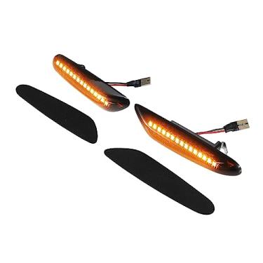 Imagem de X AUTOHAUX 1 par de luz de seta marcador lateral NO.63136911370 para BMW Série 1 E81 E82 E87 E88 Não para lente preta M Coupe 2004-2012