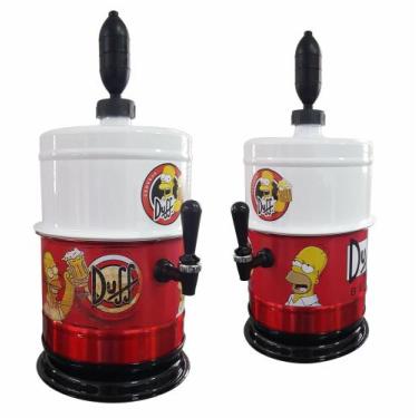 Imagem de Chopeira Portatil Gelo Duff + Base Giratoria Não Eletrica - Beer Chopp