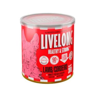 Imagem de Alimento Natural Livelong Sabor Cordeiro para Cães 300gr