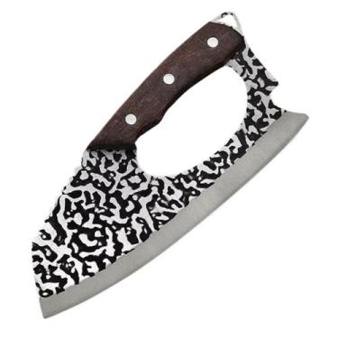 Imagem de Cutelo Rústico Artesanal Ferramenta Versátil Para Churrasco Pesca - Jd