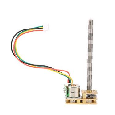 Imagem de Redução Parafuso do Motor Com Engrenagem Eixo de Saída 2 Fase 4 Motor de Engrenagem de Trampolim DC 5V Cabo de Fita (DC5V 15rpm)
