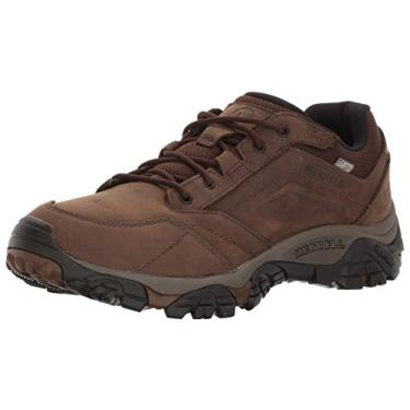Imagem de Merrell Moab Adventure Tênis masculino de caminhada à prova d'água de renda, Dark Earth, 7