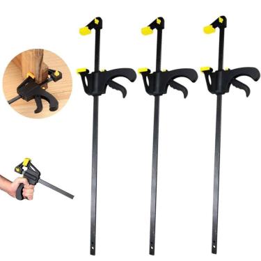 Imagem de Grampo Aperto Rápido Tipo Sargento 60Cm 24 Pol 03 Un