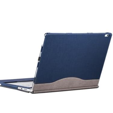 Imagem de Capa para laptop Microsoft Surface Book 3 2 1 de 13,5 polegadas destacável para PC capa para notebook bolsa de computador com suporte Stylus (azul, 13,5)