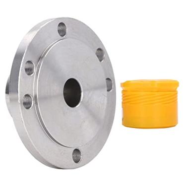 Imagem de Placa frontal de torno de aço MUNEFE, flange de mandril, placa frontal de mandril de aço de alto manganês 100 mm para K11 100 K12 100 K72 100 (14mm)