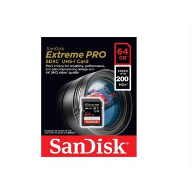 Imagem de Cartão Sandisk Extreme Pro 64GB
