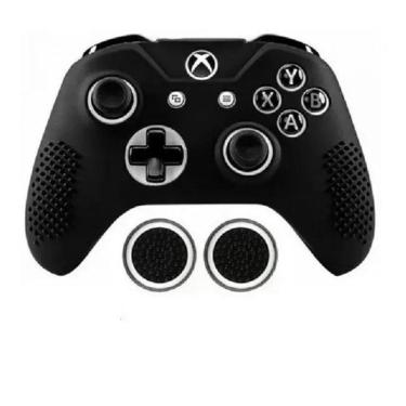 Imagem de Capinha Antiderrapante Controle Xbox Series X S +Grip Preta
